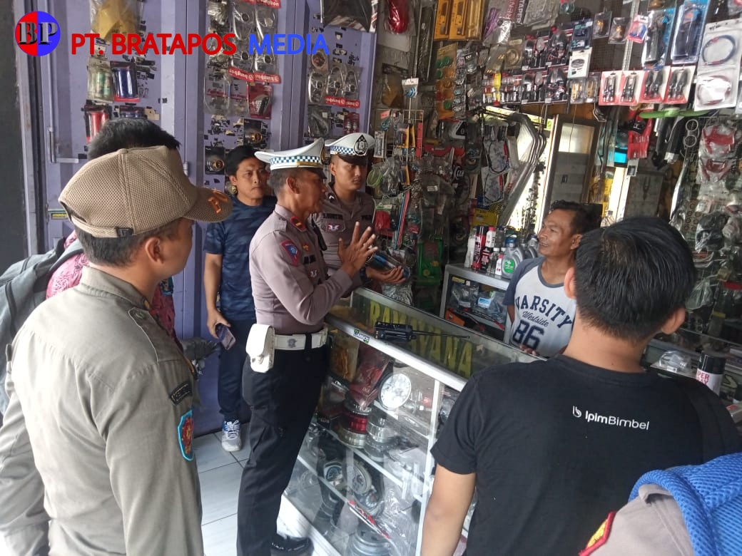 Satlantas Polres Grobogan Hadiri Mitigasi dan Sosialisasi Larangan Knalpot Brong di Danyang