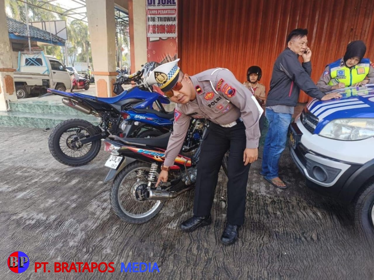 Kurun Waktu 2 Jam Razia, Satlantas Polresta Pati Menindak 125 Kendaraan