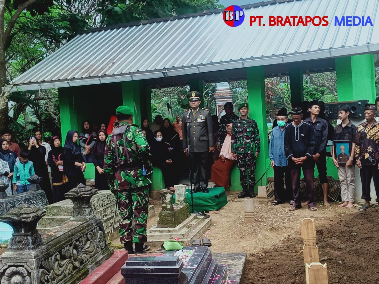 Danramil Kota Boyolali Pimpin Pemakaman Militer Pejuang Veteran