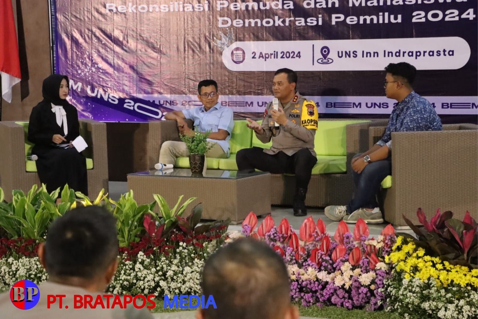 Kapolda Jateng Hadiri Inaugurasi BEM UNS, Himbau Mahasiswa Saat Mengemukakan Pendapat Dimuka Umum Tidak Berbuat Anarkis