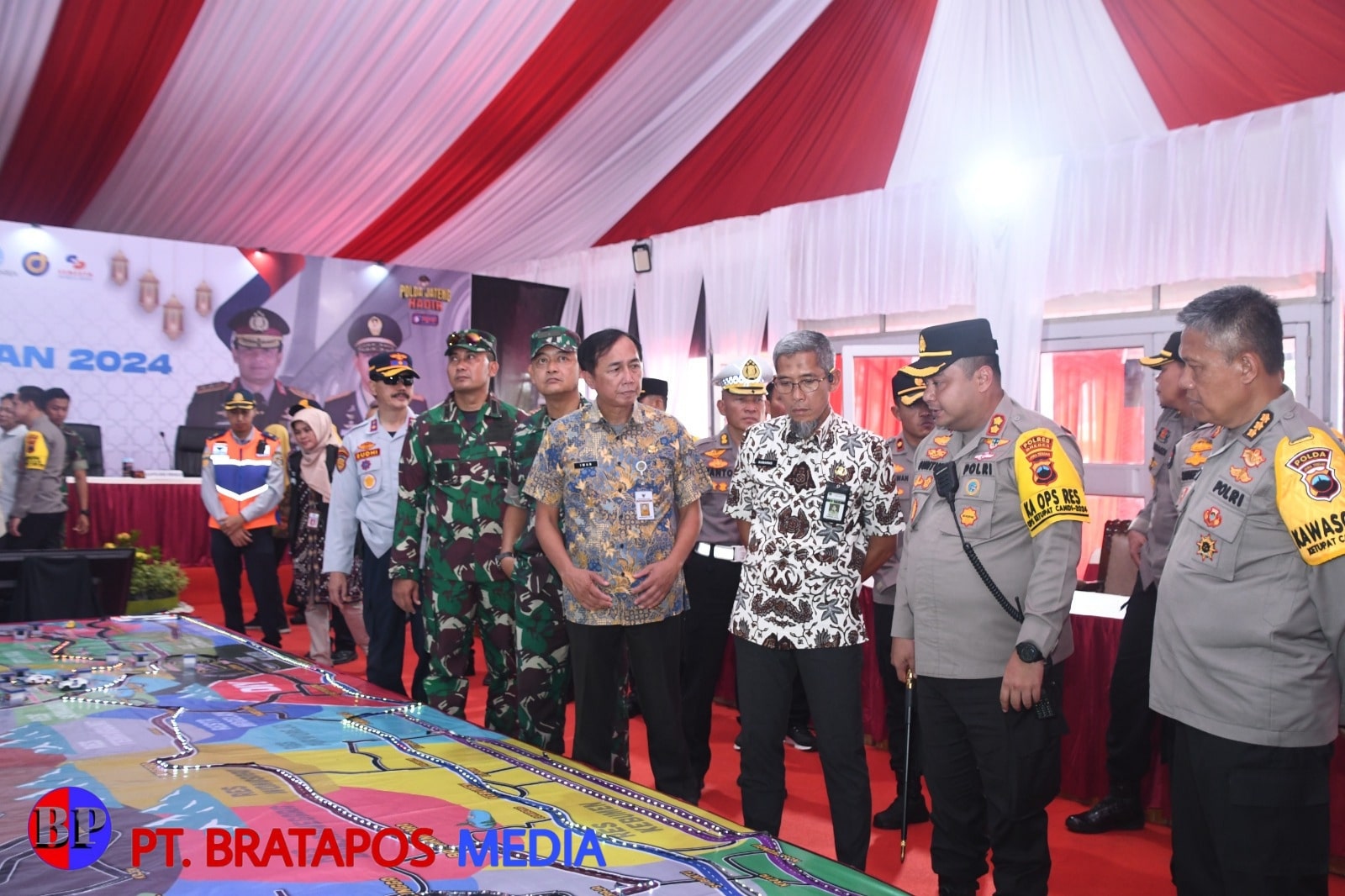 Cek Kesiapan Posko Mudik Jalur Pantura Barat, Kasdam IV/Diponegoro dan Wakapolda Jateng Terjun Ke Lapangan