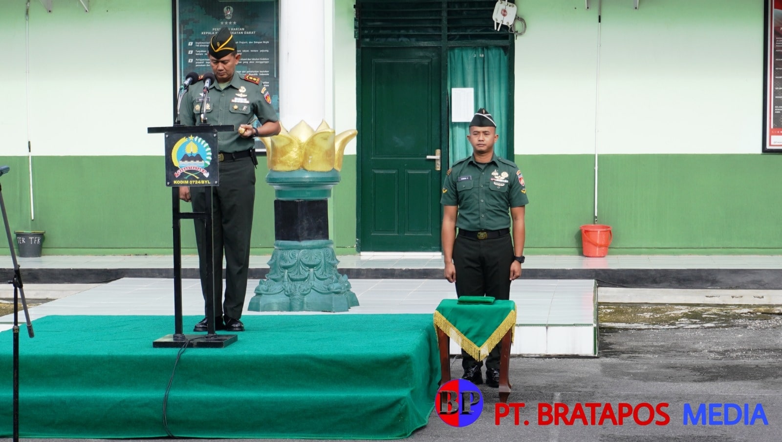 Dandim Boyolali Pimpin Kopraport Penerimaan Personel Baru dan Acara Halal Bihalal