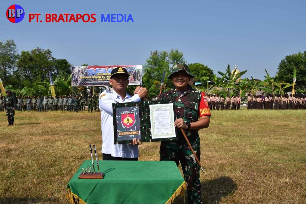 Kodim Grobogan Gelar Upacara Pembukaan TMMD Sengkuyung Tahap II di Desa Kedungwungu