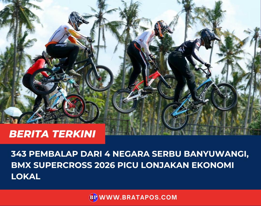 343 Pembalap dari 4 Negara Serbu Banyuwangi, BMX Supercross 2026 Picu Lonjakan Ekonomi Lokal
