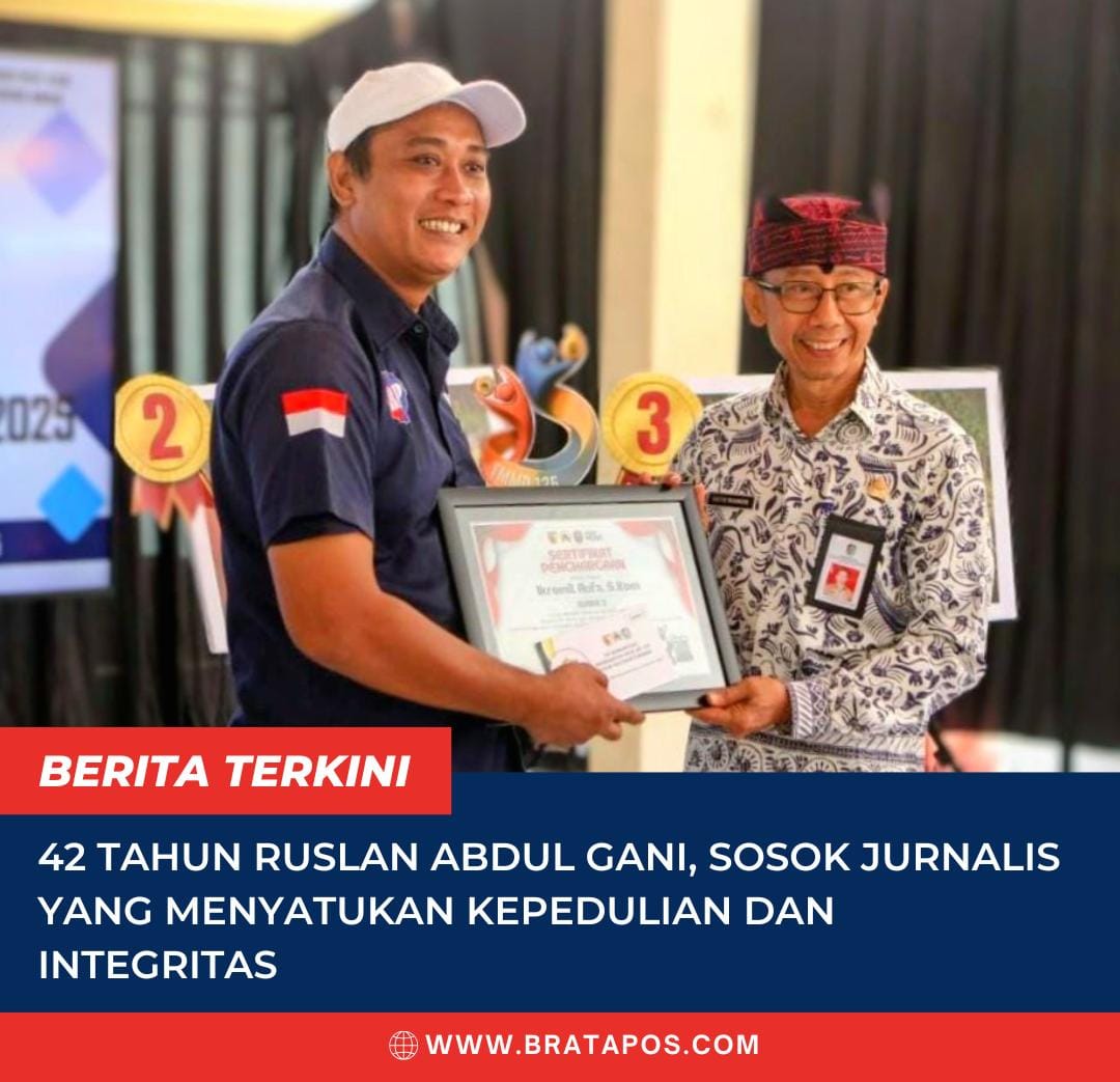 42 Tahun Ruslan Abdul Gani, Sosok Jurnalis yang Menyatukan Kepedulian dan Integritas