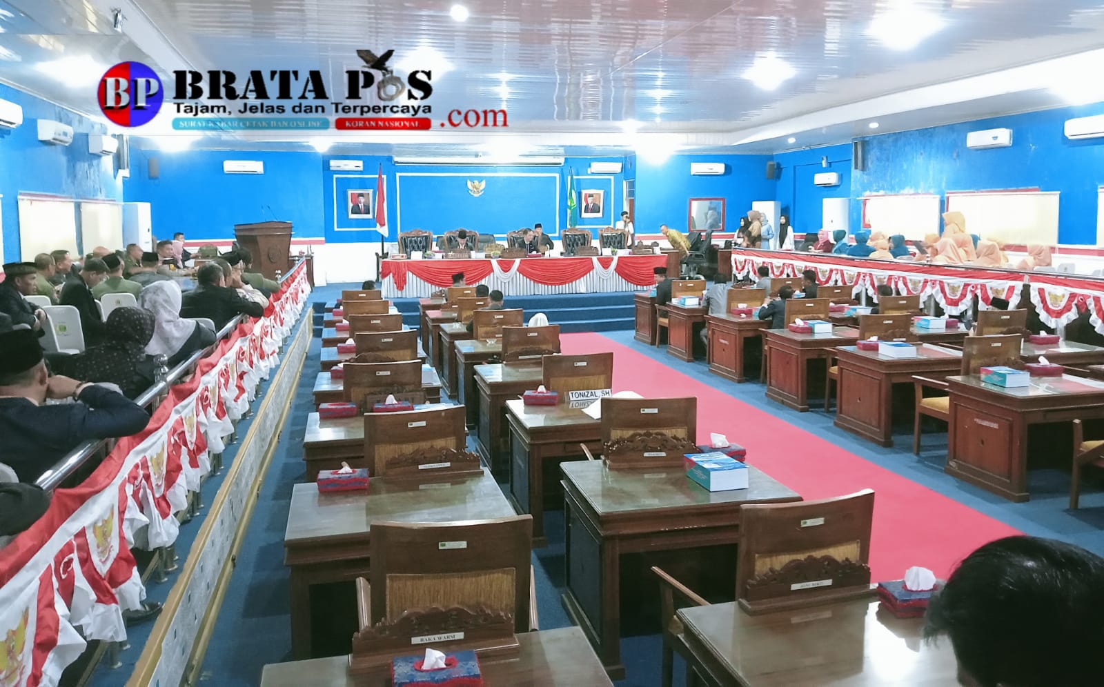 Pj Bupati Empat Lawang Sampaikan LKPJ Dalam Rapat Paripurna DPRD