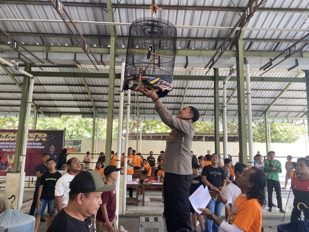 Sambut Hari Bhayangkara, Polres Grobogan Gelar Festival dan Lomba Burung Berkicau