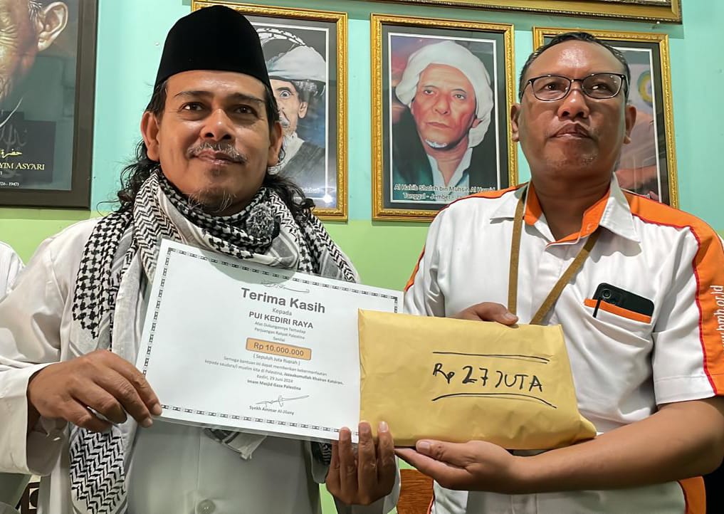 PENYERAHAN HASIL PENGGALANGAN DANA BANTUAN KE PALESTINA