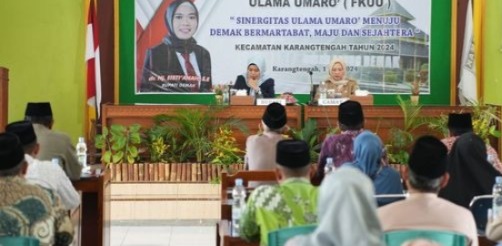 Bupati Demak Hadir Dalam Kegiatan Forum Komunikasi Ulama dan Umaro (FKUU), Mengajak Masyarakat Menjaga Kondusivitas