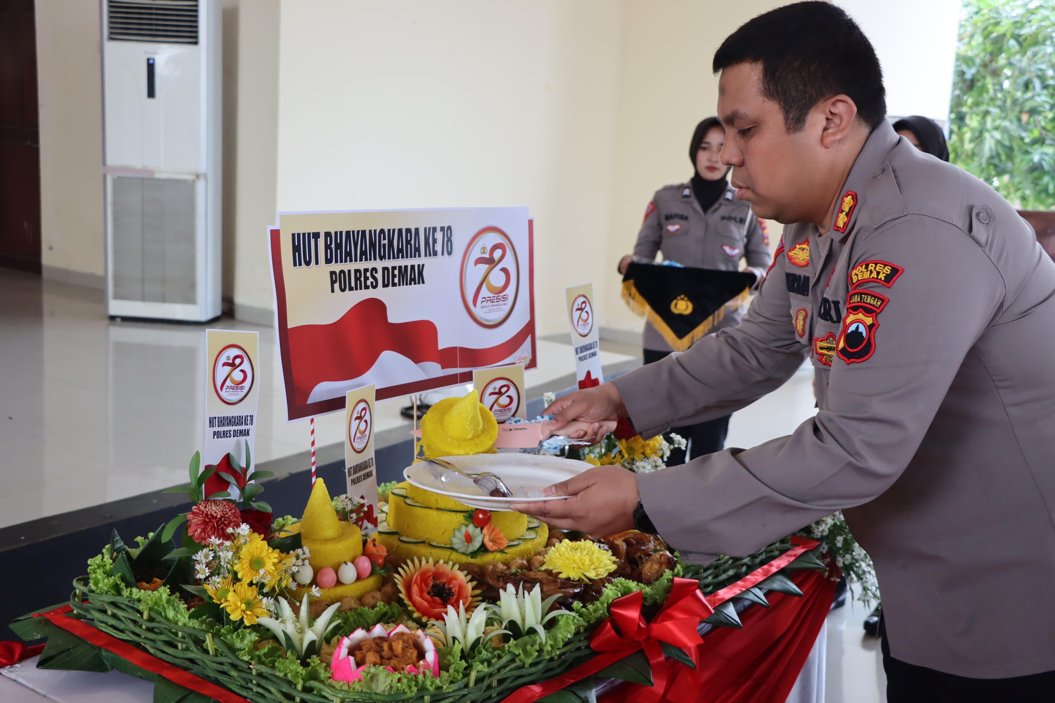 Gelar Tasyakuran Hari Bhayangkara Ke-78, Ini Pesan Kapolres Demak