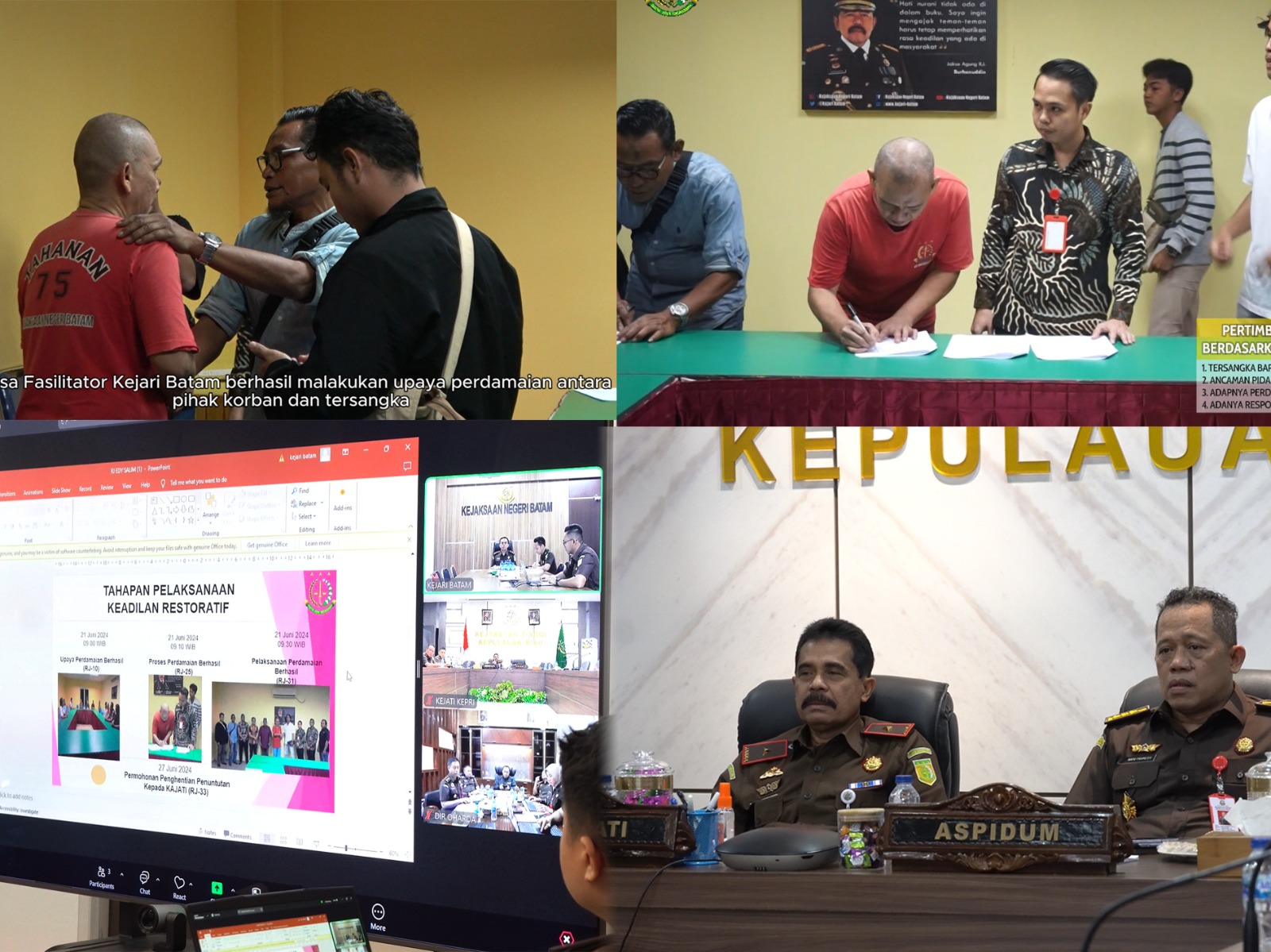 Restorative Justice Penyelesaian Perkara Kejaksaan  Tinggi Secara Humanis