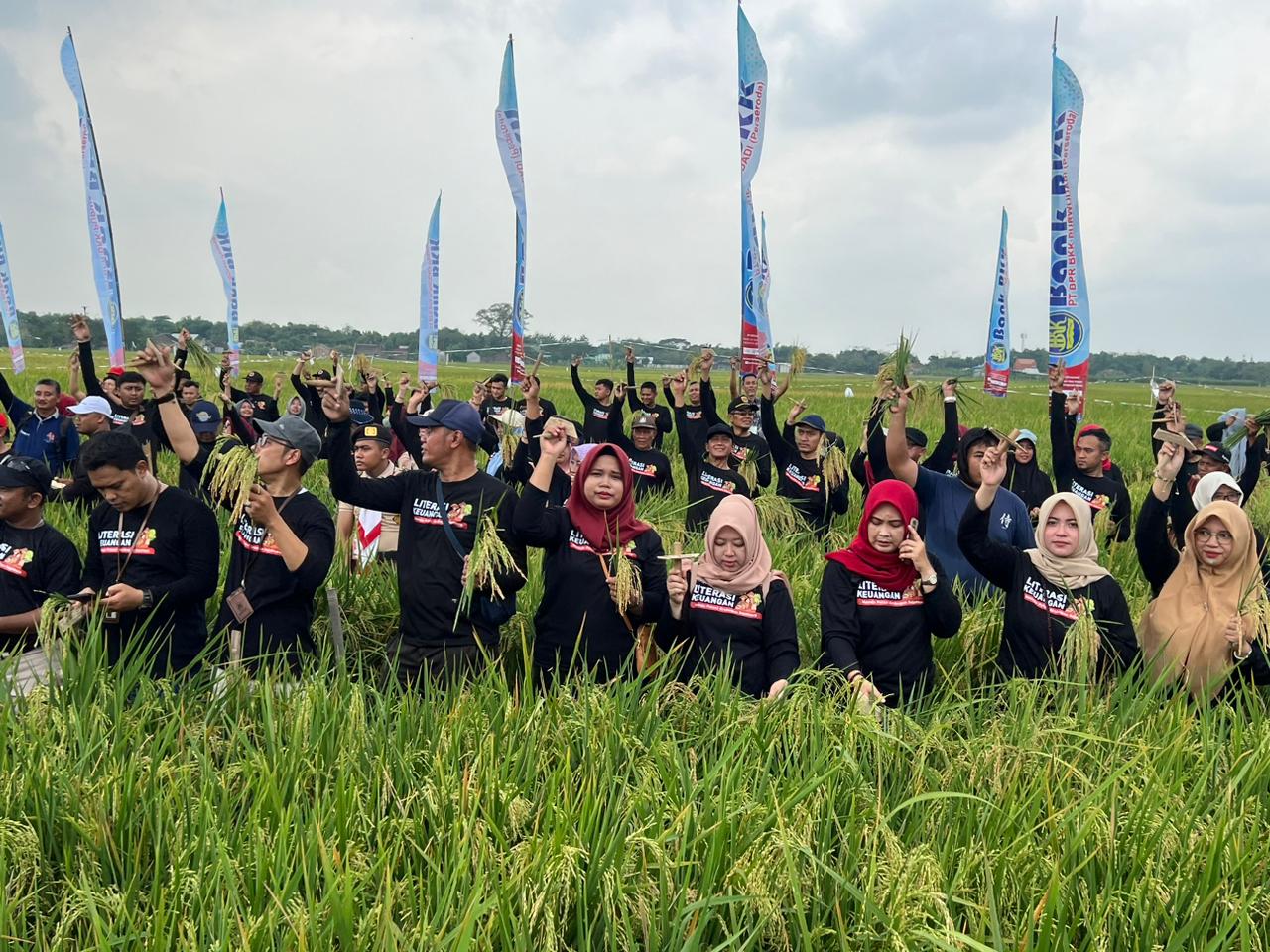 Pemerintah kabupaten Grobogan memecahkan rekor Muri Panen Padi  oleh Pemetik Terbanyak Menggunakan Ani-Ani