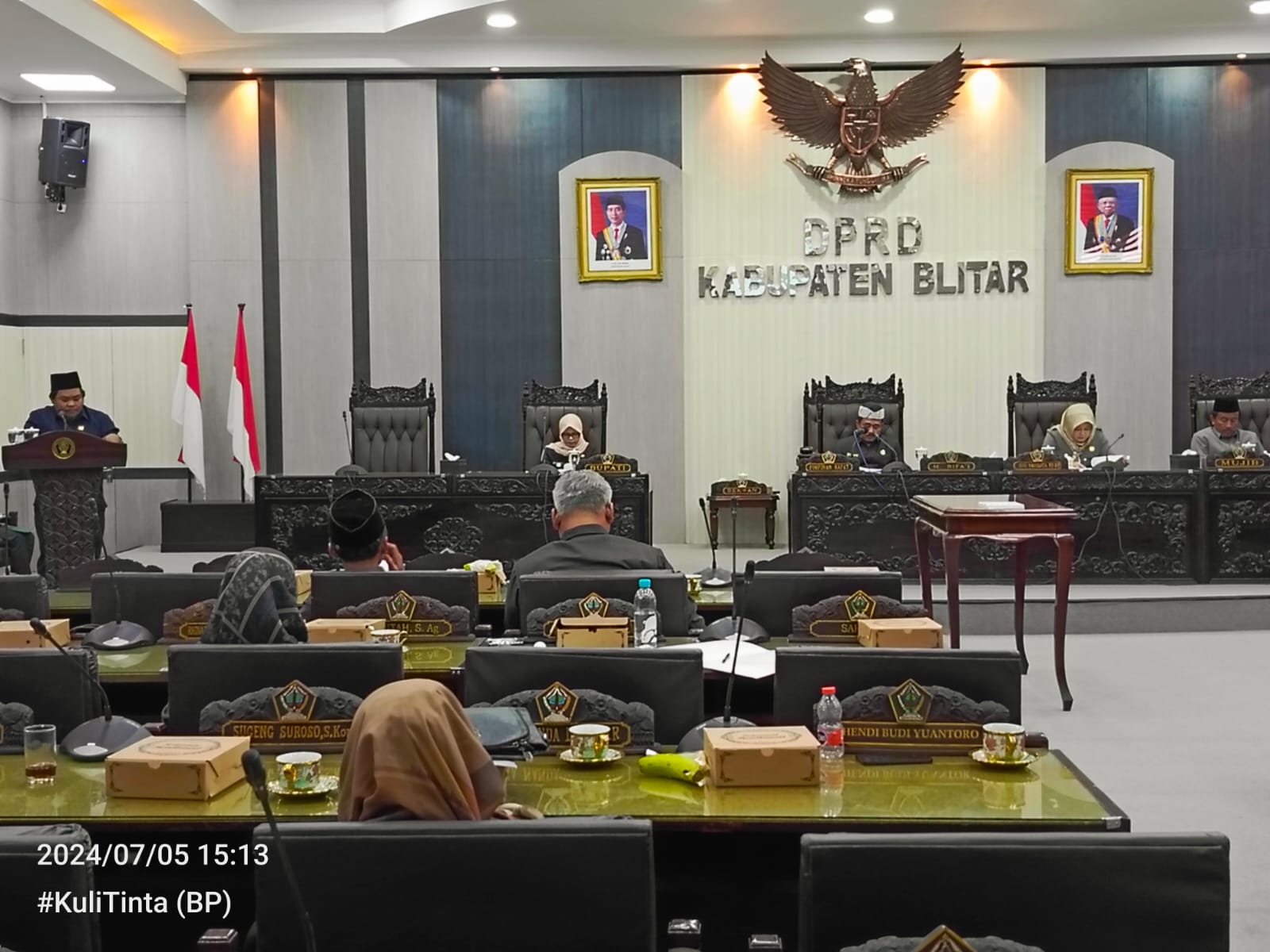Rapat Paripurna DPRD Kabupaten Blitar Bahas Dua Agenda Penting