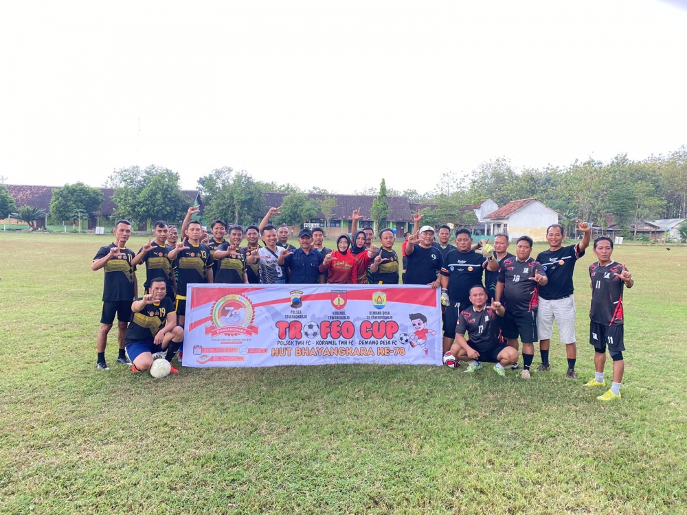 Polsek Tawangharjo Polres Grobogan Gelar Turnamen Sepakbola