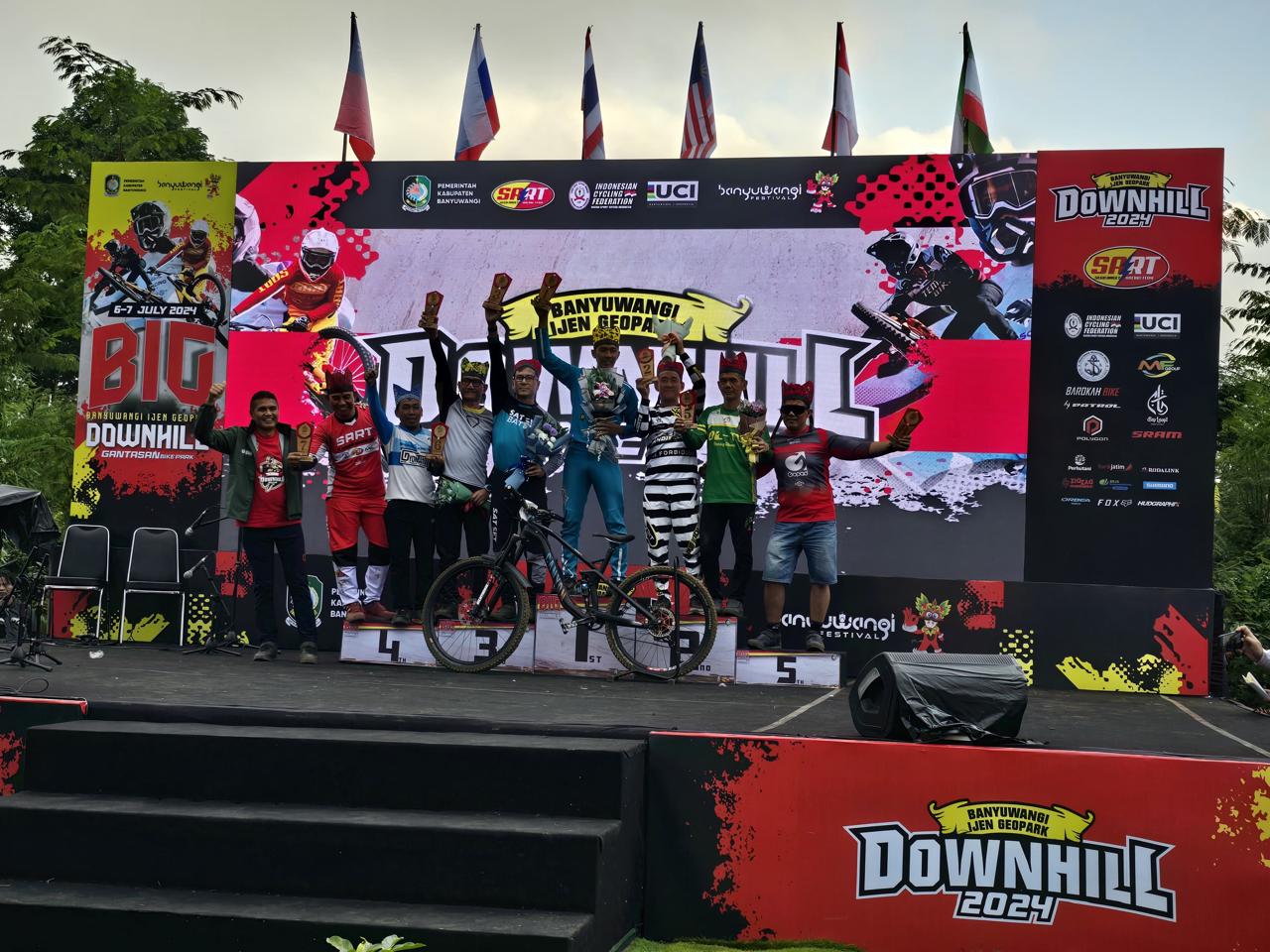 MTB Kumham Terjunkan 11 Rider Meriahkan Banyuwangi Ijen Geopark Downhill 2024