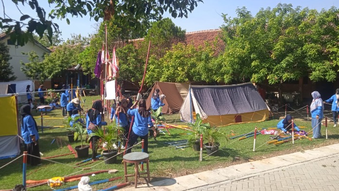 Terapkan Metode Kepramukaan, Peserta KMD Ikuti Perkemahan
