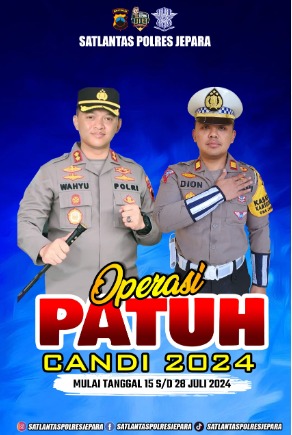 Siap-Siap, Polisi Di Jepara Akan Gelar Operasi Patuh Candi 2024