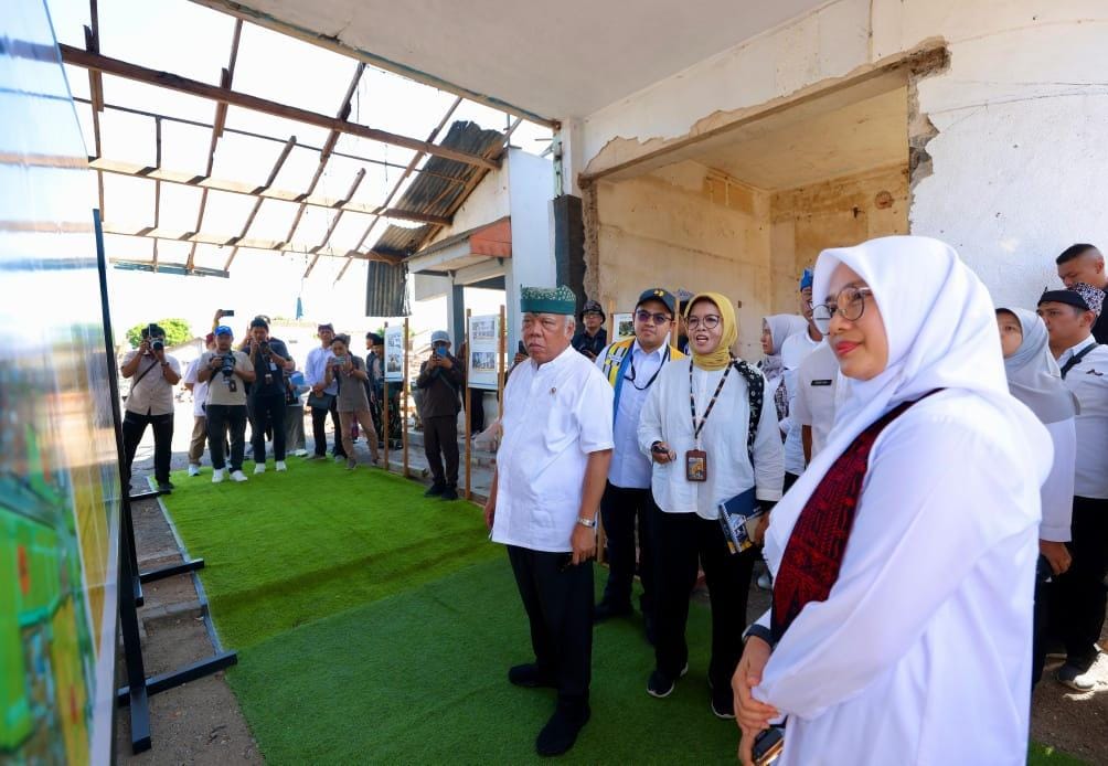 Menteri PUPR Tinjau Progres Revitalisasi Pasar-Destinasi Eks Kantor Dagang Inggris