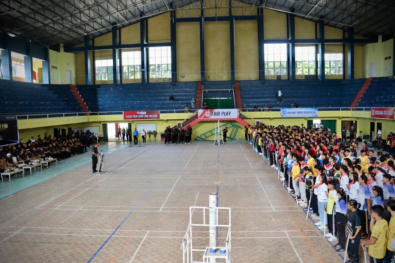 Turnamen Bola Voli "Kapolresta Cup 2024" Meriahkan Hari Bhayangkara  ke-78 di Banyuwangi