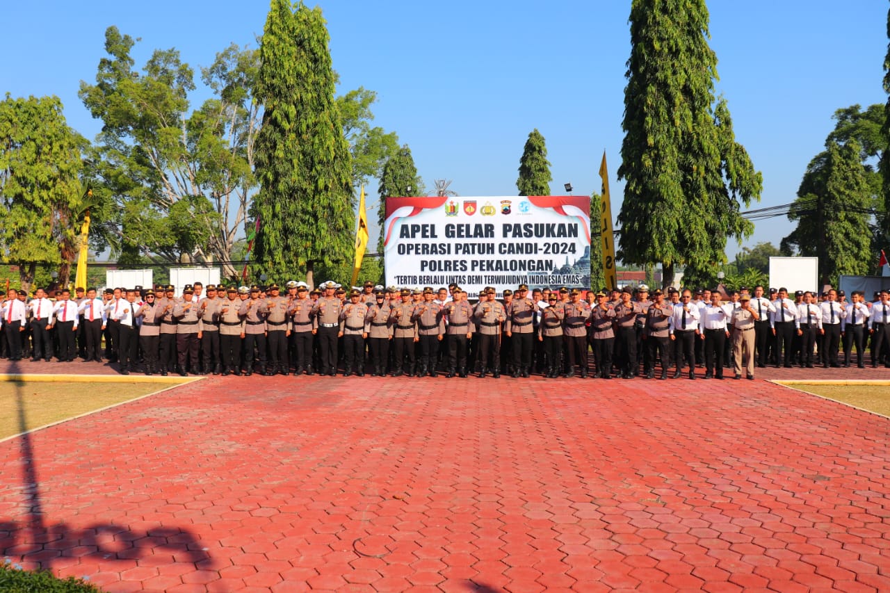 Operasi Patuh Candi 2024 Dimulai, Polres Pekalongan Laksanakan Apel Gelar Pasukan