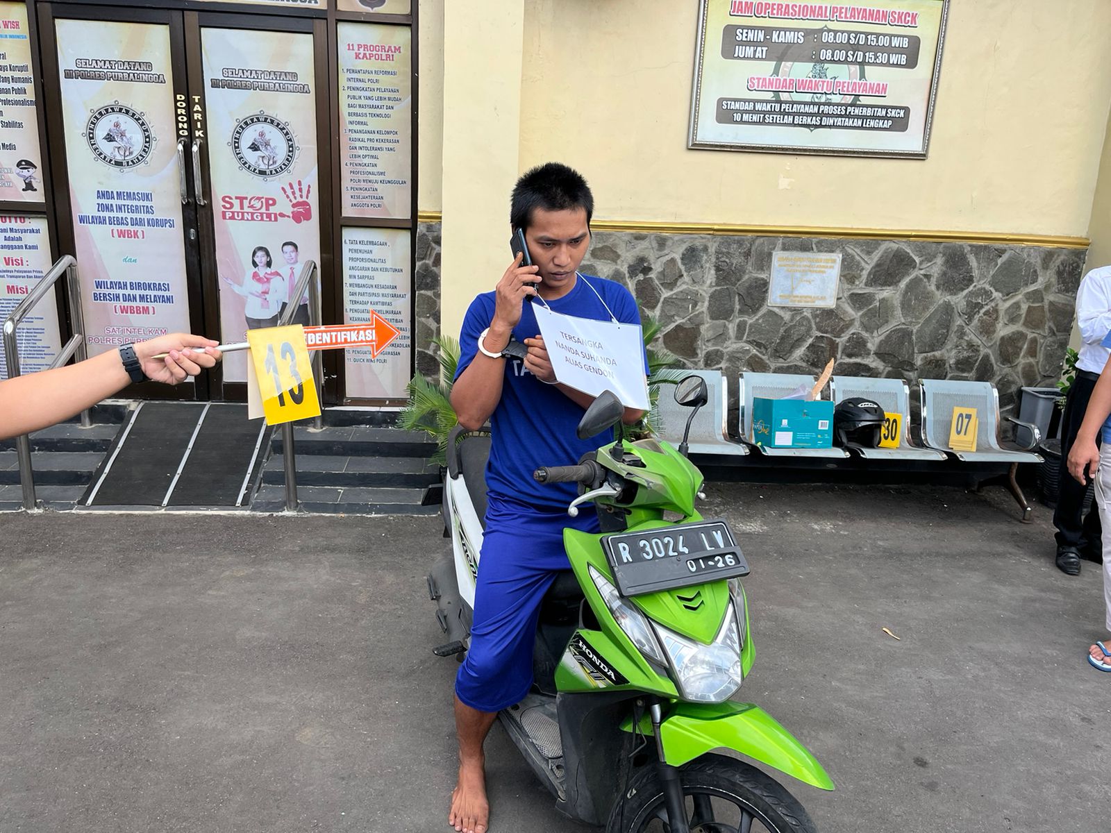 Polres Purbalingga Rekonstruksi Kasus Pembunuhan