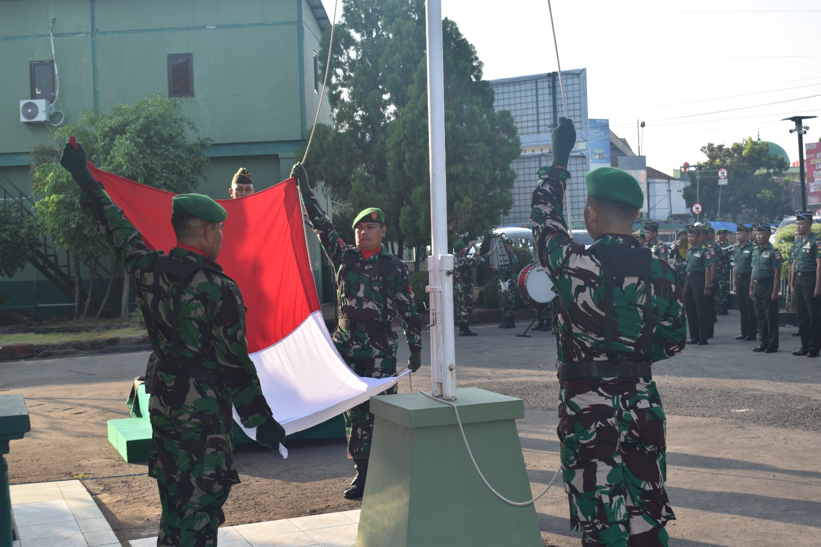 Kodim 0716/Demak Gelar Upacara 17 an Bulan Juli