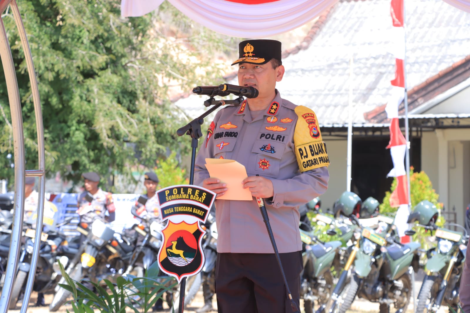 Kapolda NTB Lakukan Kunjungan Kerja di Mako Polres Sumnawa Barat