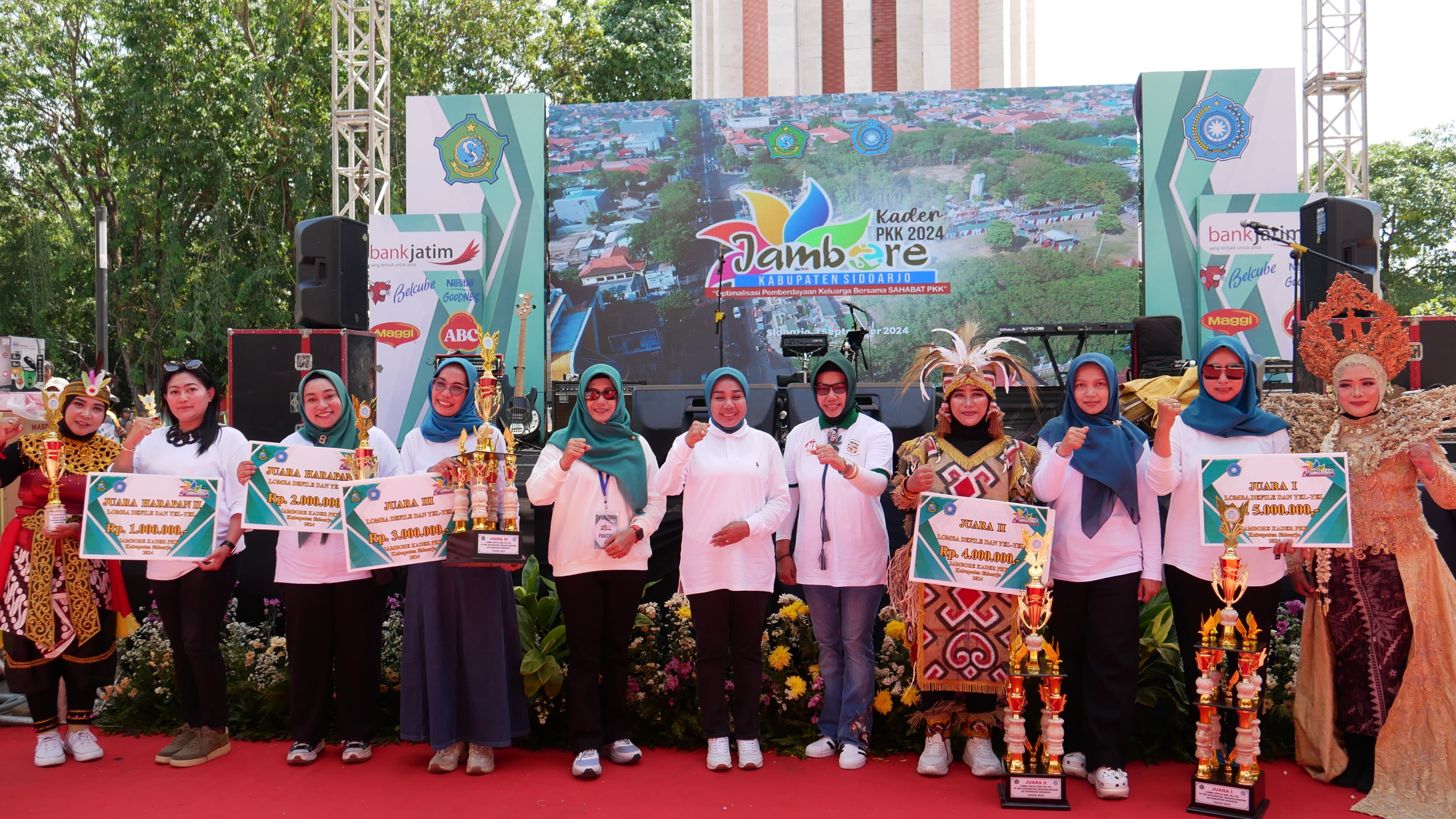 Jambore PKK 2024, Sriatun Subandi Ajak Kader Wujudkan Sidoarjo Maju, Mandiri, dan Sejahtera