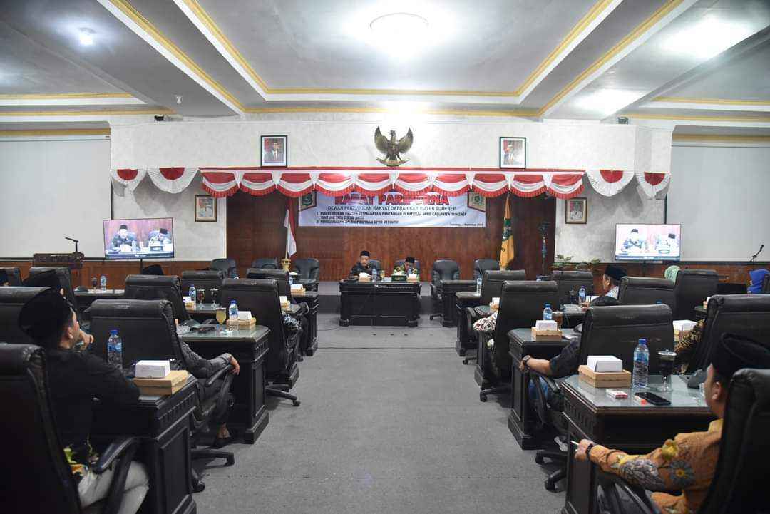 Paripurna Tetapkan Pimpinan Definitif DPRD Sumenep