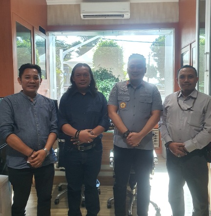 Ormas LMPP NTB Jalin Silaturahmi Dengan kakanim Imigrasi kelas 1 Mataram