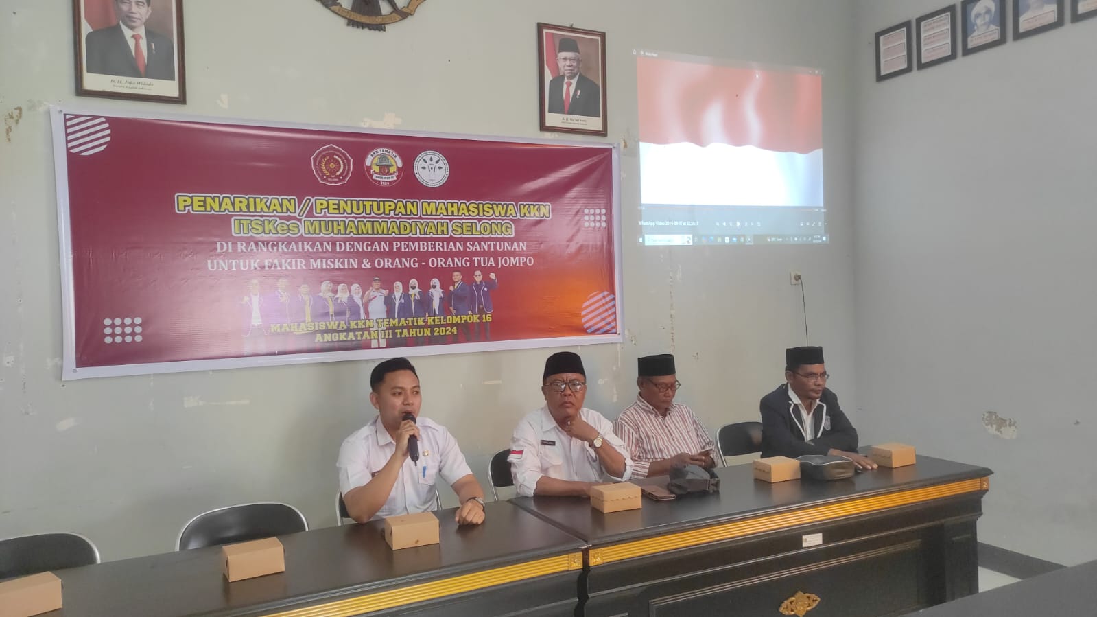 ITSKes Muhammadiyah Selong Lakukan Penutupan/ Penarikan Mahasiswa KKN Kelompok 16 Angkatan 2024
