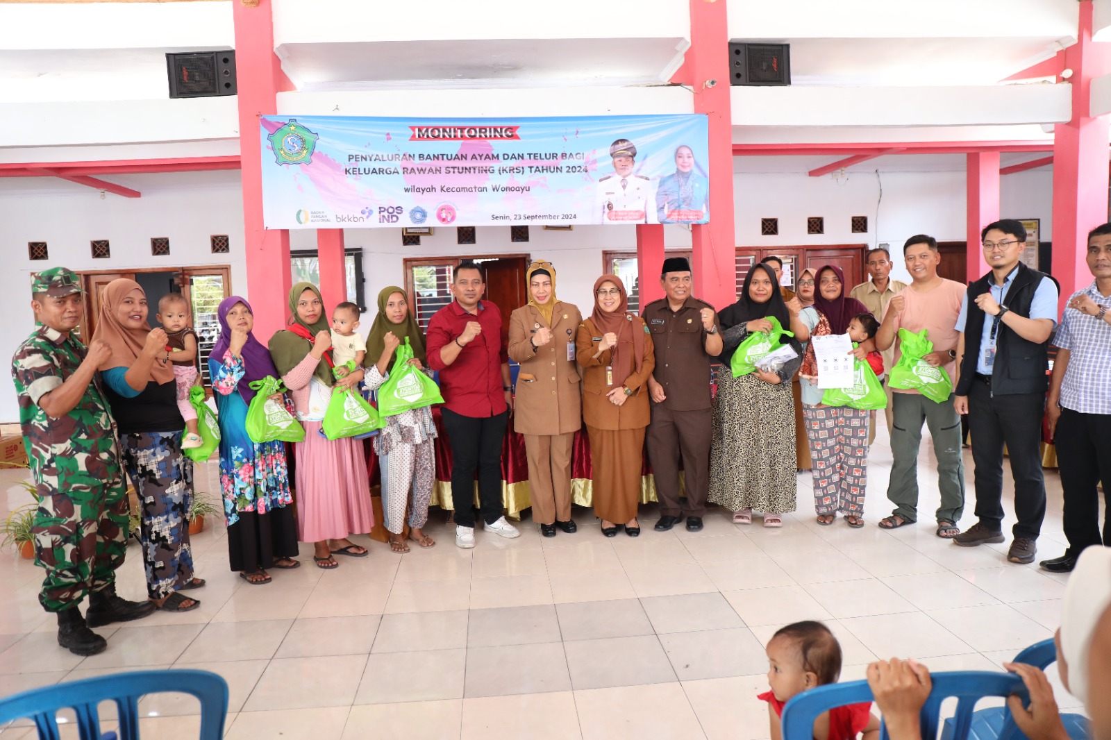 10.908 KRS di Kabupaten Sidoarjo Terima Bantuan Daging Ayam dan Telur