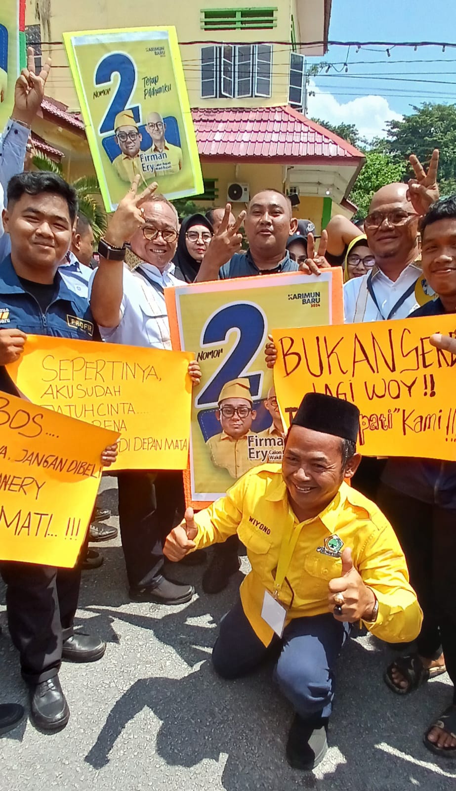 Pasangan Cabup Cawabup Kab. Karimun, Firman Ery Suandi Mendapatkan No Urut Dua