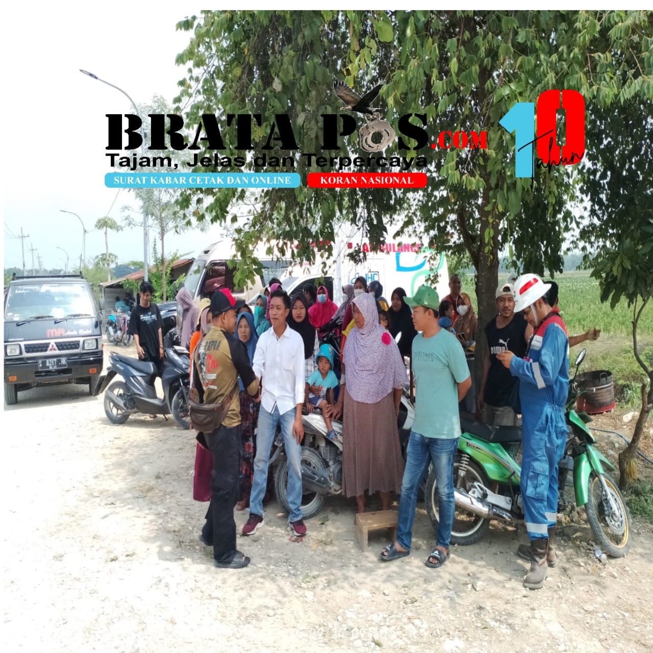 Warga Sidoharjo Gruduk PT Pertamina Ep Di Tapen Tuntut Kerjasama Suplai Air Bersih.