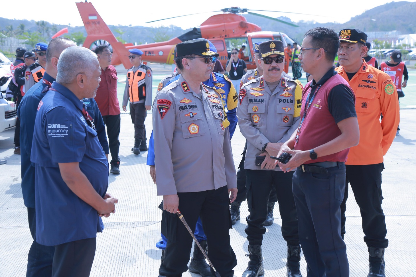 Pastikan Kesiapan Pengamanan, Kapolda NTB Sambangi Pospam MotoGP Mandalika 2024