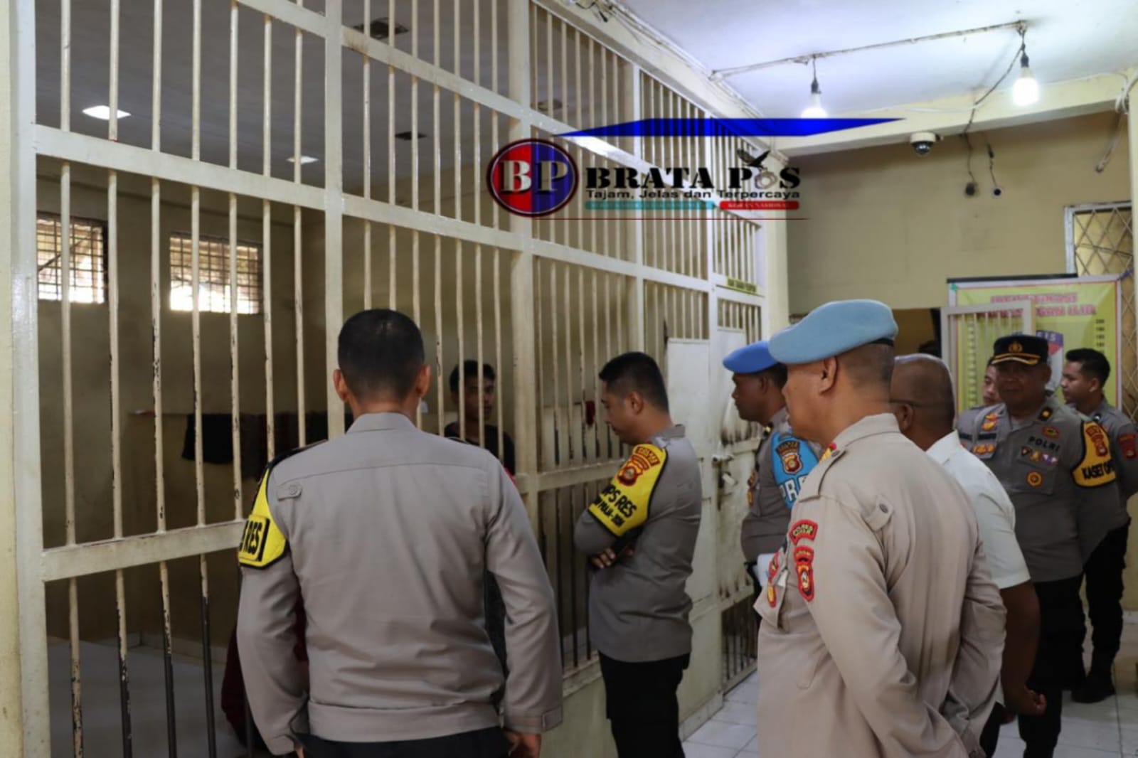 Kapolres Ogan Ilir AKBP Bagus Suryo Wibowo S.I.K Cek Situasi Keamanan dan Kesehatan Tahanan