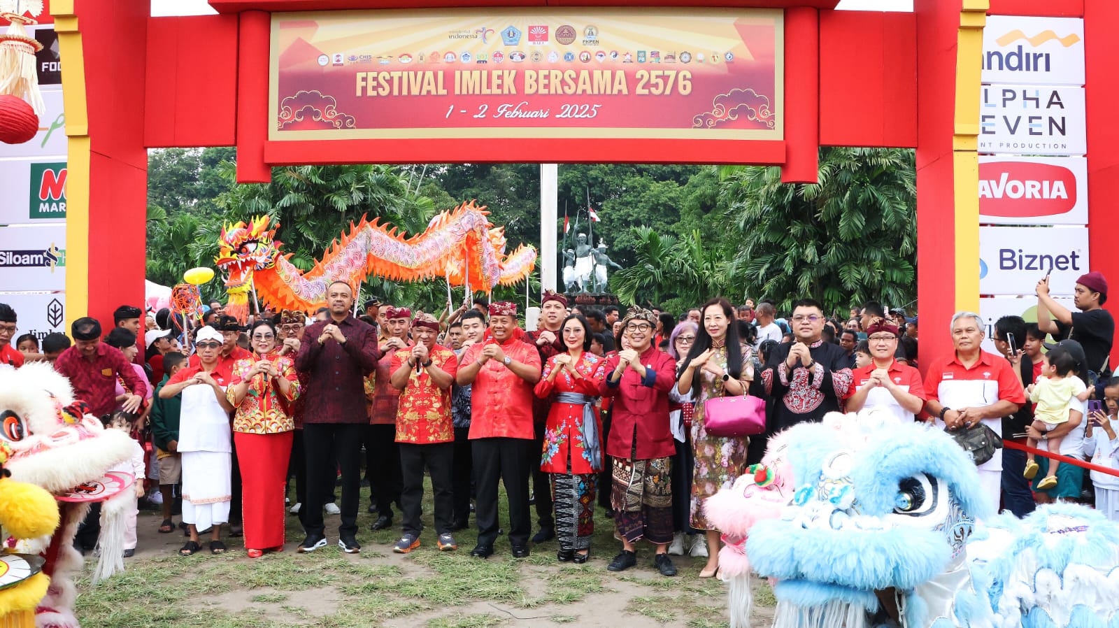 Apresiasi Festival Imlek Bersama 2025, Pj. Gubernur Ucapkan Terima Kasih pada Semeton Tionghoa