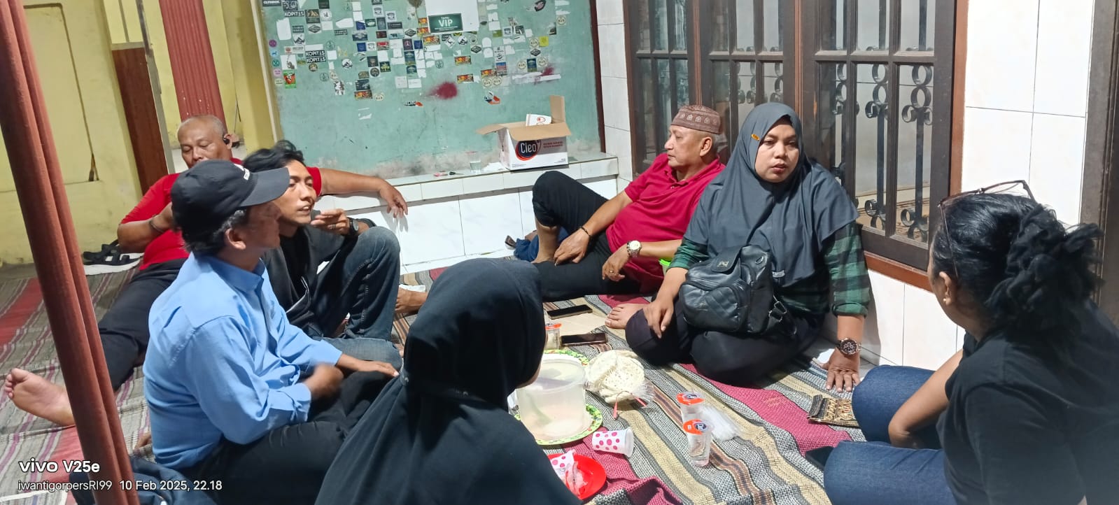 Tim Pasukan Gak Wedi Luwe Takziah ke Kediaman Ibu Yuni Wynarti