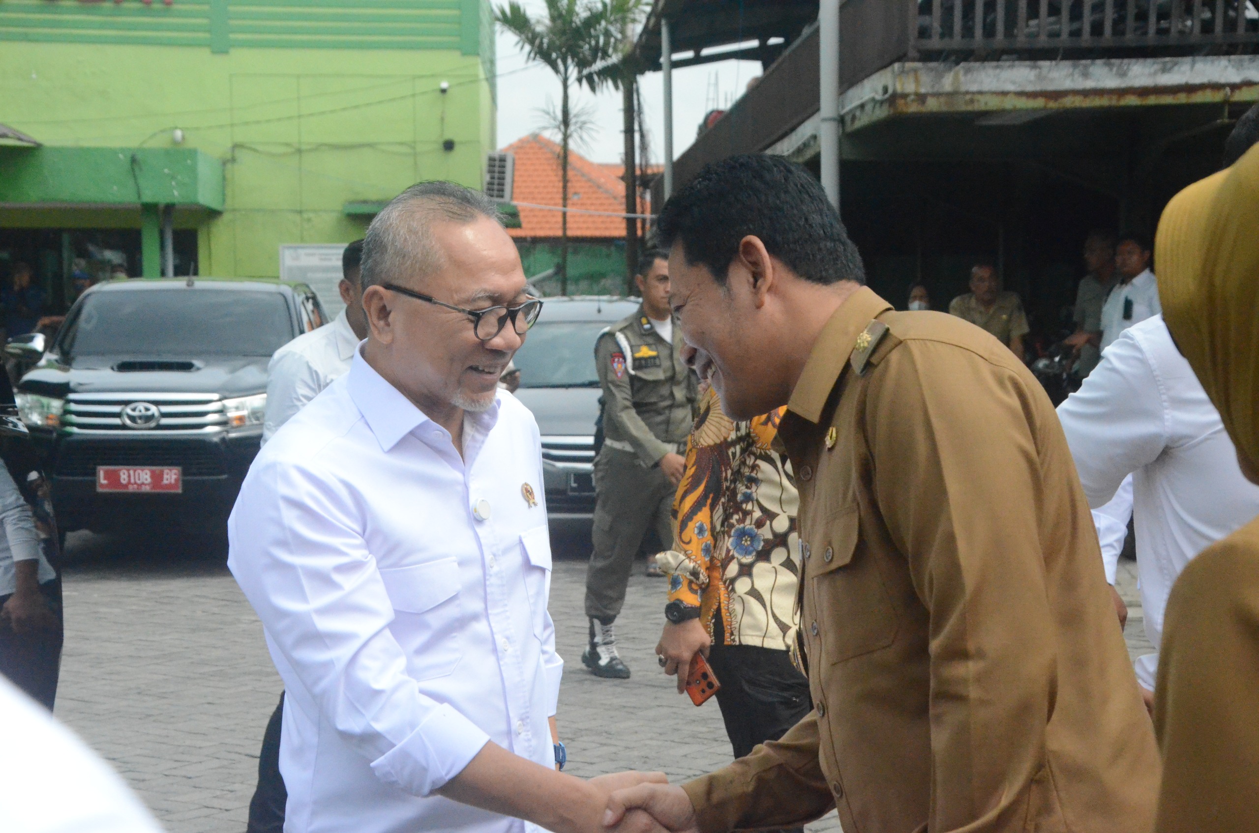 Plt Bupati Dampingi Menko Pangan Meninjau Program Cek Kesehatan Gratis di Sidoarjo