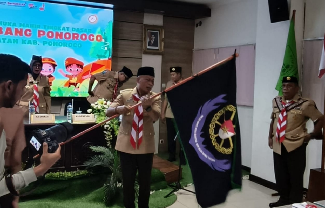 Bupati Ponorogo Resmikan Kursus Mahir Dasar Saka Bakti Husada, 74 Peserta Dibekali Keterampilan Kesehatan dan Kepramukaan