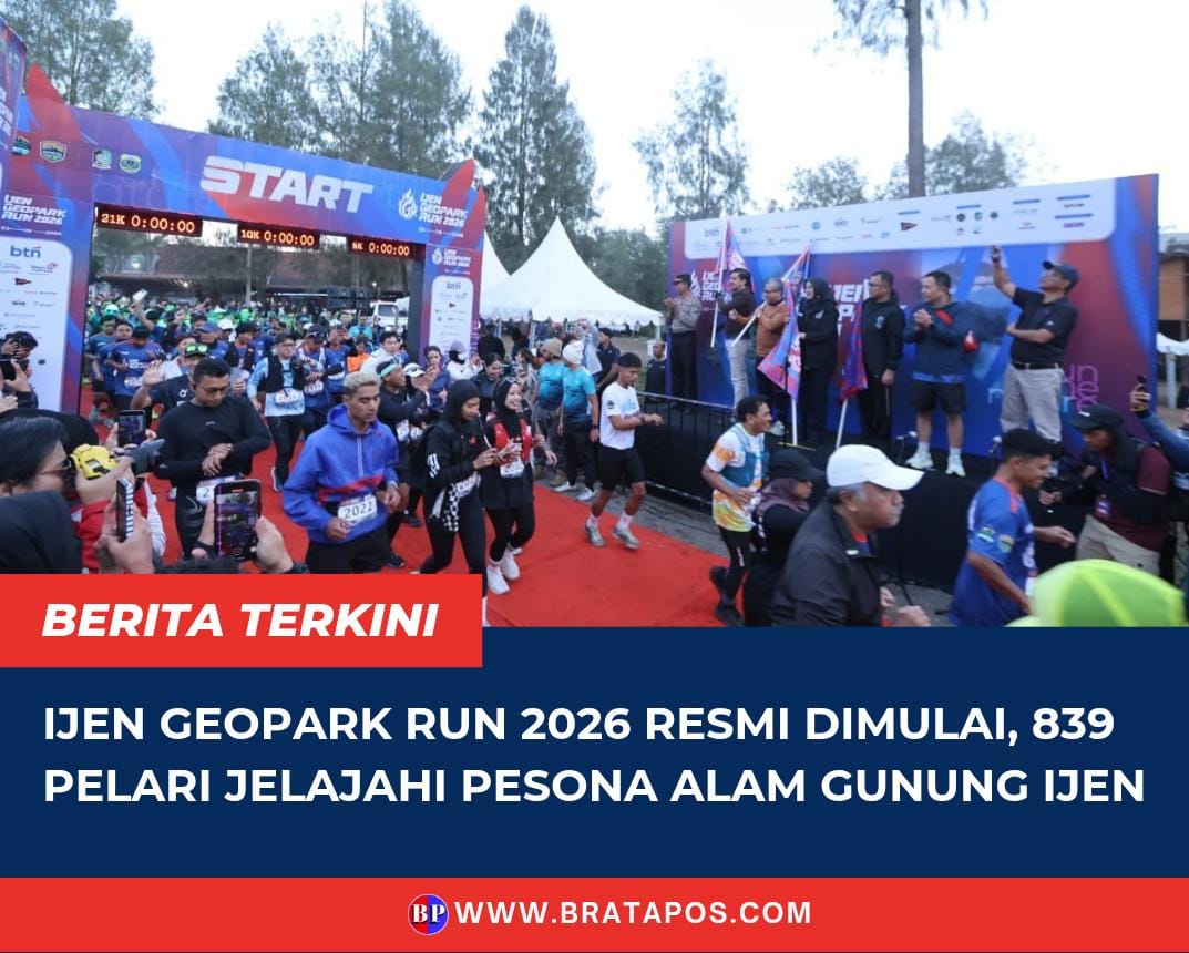 Ijen Geopark Run 2026 Resmi Dimulai, 839 Pelari Jelajahi Pesona Alam Gunung Ijen