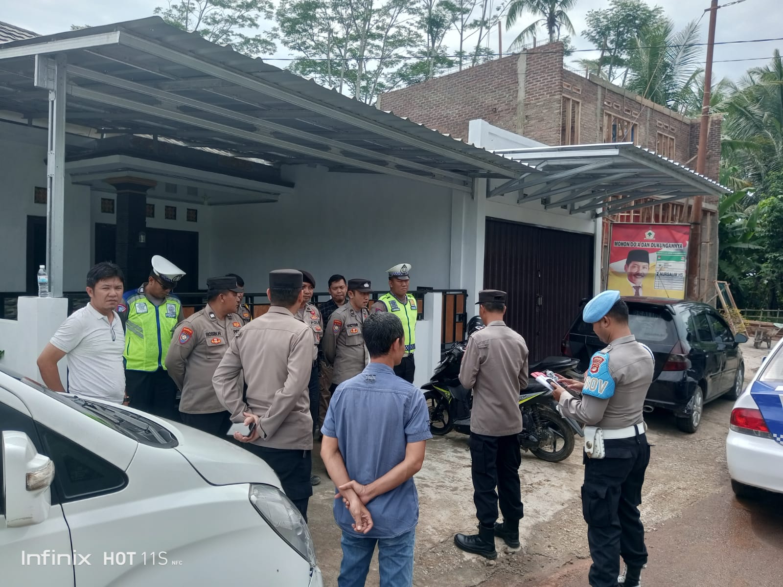 Polisi Amankan Enam Lokasi Kampanye dan Pelipatan Surat Suara Pemilu di Pringsewu
