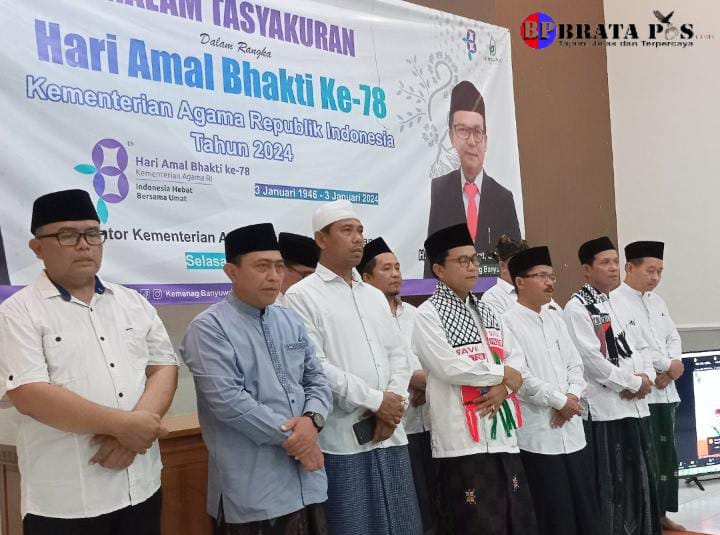 Menyongsong Hari Amal Bakti ke-78, Kemenag Banyuwangi Gelar Tasyakuran