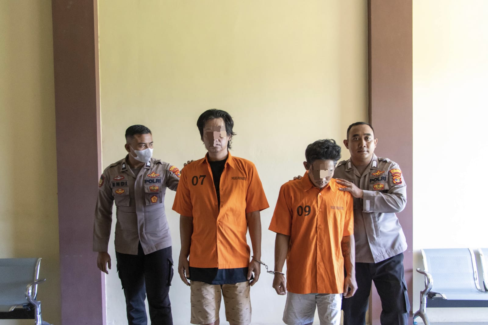 Grebek Pesta Sabu di Rumah Kos, Satnarkoba Polres Pringsewu Tangkap Dua Pelaku