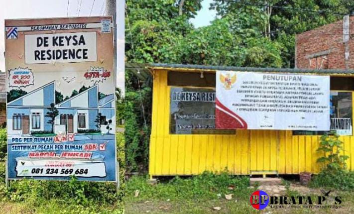 Dipicu Masalah Hasil Kerjasama, Pemilik Tanah Nekat SEGEL Kantor Perumahan "De Keysa Residence"