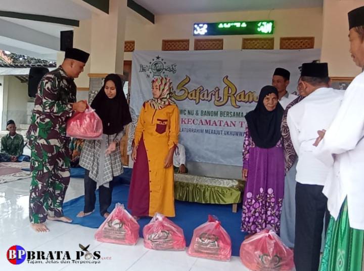 Jalin Silaturahmi, Babinsa Bersama Forpimka Tegalsari Safari Ramadhan di Desa Karangdoro