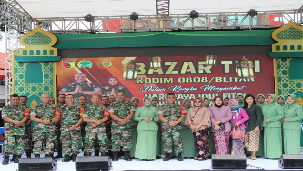 Jelang Hari Raya Idul Fitri 1445 H Tahun 2024, Kodim 0808/Blitar Gelar Bazar TNI