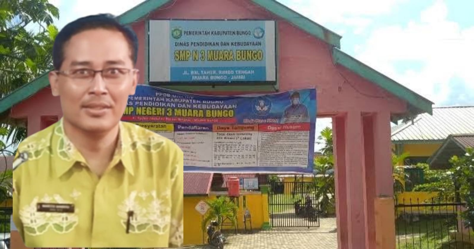 Sikap Arogansi Narto, S.Pd Selaku Kepala SMP Negeri 3 Bungo Kepada Wartawan Berkata Kasar " Kami Tidak Butuh Media, Kamu yang Butuh Kami "