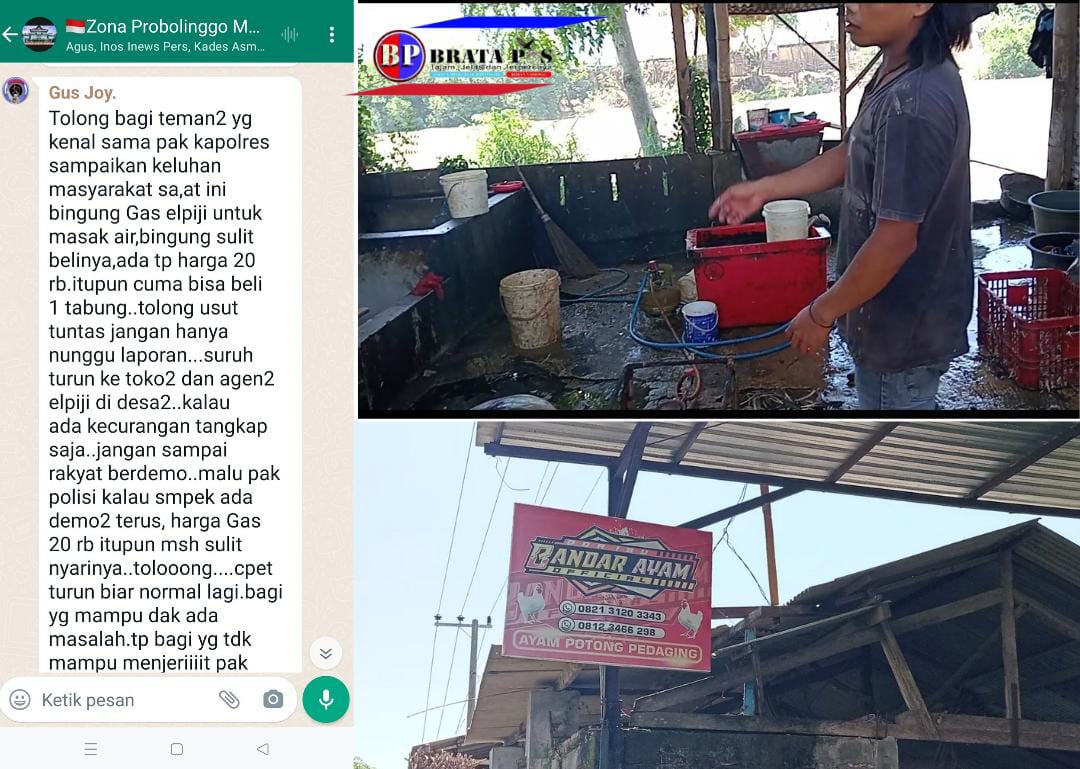 Diduga Ulah Dari Pengusaha Ayam,Gas Melon Langka, Aktivis Jawara:Tolong Pak Kapolres..!!