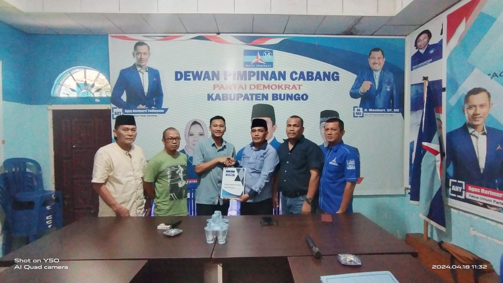Muhammad Hasbi, SP., M.Si ambil Formulir di Kantor Demokrat untuk Calon Kepala Daerah Kabupaten Bungo 2024-2029